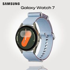 Samsung Galaxy Watch 7  | 40 mm | 4G LTE | Green | Athleisure/Sky Blue, Размер ремешка : M/L, Цвет ремешка: Sky Blue, Тип ремешка : Athleisure, Размер корпуса : 40 мм, Цвет: Green, Подключение часов : Bluetooth / Wi-Fi + 4G LTE