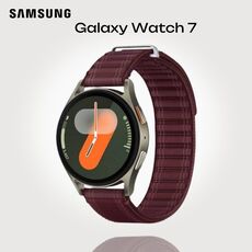 Samsung Galaxy Watch 7  | 40 mm | 4G LTE | Green | Fabric/Wine, Тип ремешка : Fabric, Размер корпуса : 40 мм, Цвет: Green, Цвет ремешка: Wine, Размер ремешка : S/M, Подключение часов : Bluetooth / Wi-Fi + 4G LTE