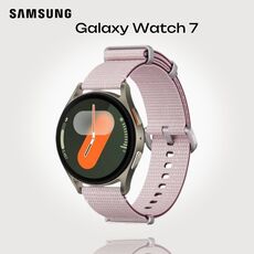 Samsung Galaxy Watch 7  | 40 mm | Green | Athleisure/Pink, Тип ремешка : Athleisure, Размер корпуса : 40 мм, Цвет: Green, Цвет ремешка: Pink, Размер ремешка : S/M, Подключение часов : Bluetooth / Wi-Fi