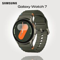 Samsung Galaxy Watch 7  | 40 mm | Green | Sport/Green, Размер ремешка : S/M, Цвет ремешка: Green, Тип ремешка : Sport, Размер корпуса : 40 мм, Цвет: Green, Подключение часов : Bluetooth / Wi-Fi