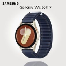 Samsung Galaxy Watch 7  | 40 mm | 4G LTE | Cream | Fabric/Navy, Тип ремешка : Fabric, Размер корпуса : 40 мм, Цвет: Cream, Цвет ремешка: Navy, Размер ремешка : M/L, Подключение часов : Bluetooth / Wi-Fi + 4G LTE