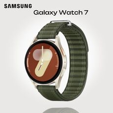 Samsung Galaxy Watch 7 | 40 mm |  Cream | Fabric/Green, Размер ремешка : S/M, Цвет ремешка: Green, Тип ремешка : Fabric, Размер корпуса : 40 мм, Цвет: Cream, Подключение часов : Bluetooth / Wi-Fi