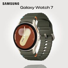 Samsung Galaxy Watch 7 | 40 mm |  Cream | Sport/Green, Размер ремешка : M/L, Цвет ремешка: Green, Тип ремешка : Sport, Размер корпуса : 40 мм, Цвет: Cream, Подключение часов : Bluetooth / Wi-Fi
