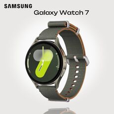 Samsung Galaxy Watch 7 | 44 mm | 4G LTE | Green | Athleisure/Green, Размер ремешка : S/M, Цвет ремешка: Green, Тип ремешка : Athleisure, Размер корпуса : 44 мм, Цвет: Green, Подключение часов : Bluetooth / Wi-Fi + 4G LTE