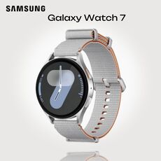 Samsung Galaxy Watch 7 | 44 mm | Silver | Athleisure/Silver, Размер ремешка : M/L, Тип ремешка : Athleisure, Размер корпуса : 44 мм, Подключение часов : Bluetooth / Wi-Fi, Цвет ремешка: Silver, Цвет: Silver