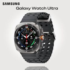 Samsung Galaxy Watch Ultra | 47 mm | Titanium Silver | Marine/Dark Gray, Размер ремешка : M/L, Цвет ремешка: Dark Gray, Тип ремешка : Marine, Размер корпуса : 47 мм, Цвет: Titanium Silver, Подключение часов : Bluetooth / Wi-Fi + 4G LTE
