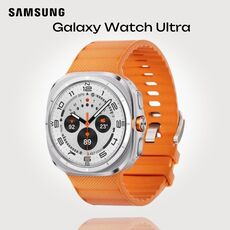 Samsung Galaxy Watch Ultra | 47 mm | Titanium White | Peakform/Orange, Размер ремешка : M/L, Цвет ремешка: Orange, Тип ремешка : Peakform, Размер корпуса : 47 мм, Цвет: Titanium White, Подключение часов : Bluetooth / Wi-Fi + 4G LTE