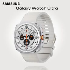 Samsung Galaxy Watch Ultra | 47 mm | Titanium White | Peakform/White Sand, Размер ремешка : M/L, Цвет ремешка: White Sand, Тип ремешка : Peakform, Размер корпуса : 47 мм, Цвет: Titanium White, Подключение часов : Bluetooth / Wi-Fi + 4G LTE