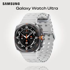 Samsung Galaxy Watch Ultra | 47 mm | Titanium Gray | Marine/White, Размер ремешка : M/L, Тип ремешка : Marine, Размер корпуса : 47 мм, Подключение часов : Bluetooth / Wi-Fi + 4G LTE, Цвет ремешка: White, Цвет: Titanium Gray