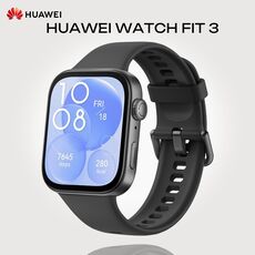 HUAWEI WATCH FIT 3, Размер корпуса : 46,2 мм, Цвет: Black