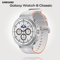 Galaxy Watch 8 Classic | 46 мм | White | Athleisure/White | M/L, Размер ремешка : M/L, Тип ремешка : Athleisure, Размер корпуса : 46 мм, Подключение часов : Bluetooth / Wi-Fi, Цвет ремешка: White, Цвет: White