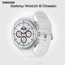 Galaxy Watch 8 Classic | 46 мм | 4G LTE | White | Sport/White | M/L, Размер ремешка : M/L, Тип ремешка : Sport, Размер корпуса : 46 мм, Подключение часов : Bluetooth / Wi-Fi + 4G LTE, Цвет ремешка: White, Цвет: White