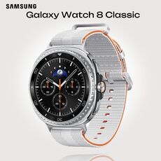 Galaxy Watch 8 Classic | 46 мм | 4G LTE | Black | Athleisure/White | M/L, Размер ремешка : M/L, Тип ремешка : Athleisure, Размер корпуса : 46 мм, Подключение часов : Bluetooth / Wi-Fi + 4G LTE, Цвет ремешка: White, Цвет: Black