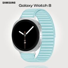 Galaxy Watch 8 | 40 мм | Silver | Fabric/Mint | S/M, Размер ремешка : S/M, Тип ремешка : Fabric, Размер корпуса : 40 мм, Подключение часов : Bluetooth / Wi-Fi, Цвет ремешка: Mint, Цвет: Silver