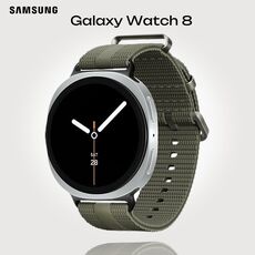 Galaxy Watch 8 | 44 мм | 4G LTE | Silver | Athleisure/Green | M/L, Размер ремешка : M/L, Тип ремешка : Athleisure, Размер корпуса : 44 мм, Подключение часов : Bluetooth / Wi-Fi + 4G LTE, Цвет ремешка: Green, Цвет: Silver