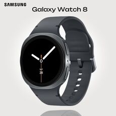 Galaxy Watch  8 | 40 мм | Graphite | Sport/Graphite | M/L, Тип ремешка : Sport, Размер корпуса : 40 мм, Цвет: Graphite, Цвет ремешка: Graphite, Размер ремешка : M/L, Подключение часов : Bluetooth / Wi-Fi