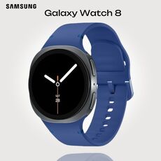Galaxy Watch 8 | 44 мм | 4G LTE | Graphite | Sport/Blue | S/M, Тип ремешка : Sport, Размер корпуса : 44 мм, Цвет: Graphite, Цвет ремешка: Blue, Размер ремешка : S/M, Подключение часов : Bluetooth / Wi-Fi + 4G LTE
