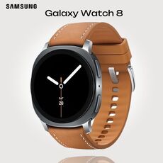Galaxy Watch 8 | 44 мм | Graphite | Hybrid/Camel | S/M/L, Тип ремешка : Hybrid, Размер корпуса : 44 мм, Цвет: Graphite, Цвет ремешка: Camel, Размер ремешка : S/M/L, Подключение часов : Bluetooth / Wi-Fi