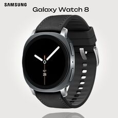 Galaxy Watch 8 | 44 мм | Graphite | Hybrid/Black | S/M/L, Тип ремешка : Hybrid, Размер корпуса : 44 мм, Цвет: Graphite, Цвет ремешка: Black, Размер ремешка : S/M/L, Подключение часов : Bluetooth / Wi-Fi