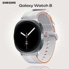 Galaxy Watch 8 | 40 мм | Graphite | Athleisure/White | S/M, Размер ремешка : S/M, Тип ремешка : Athleisure, Размер корпуса : 40 мм, Подключение часов : Bluetooth / Wi-Fi, Цвет ремешка: White, Цвет: Graphite