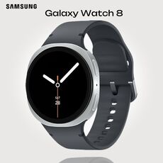 Galaxy Watch 8 | 44 мм | Silver | Sport/Graphite | S/M, Размер ремешка : S/M, Тип ремешка : Sport, Размер корпуса : 44 мм, Подключение часов : Bluetooth / Wi-Fi, Цвет ремешка: Graphite, Цвет: Silver