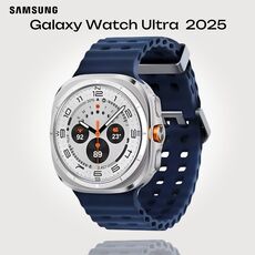 Galaxy Watch Ultra 2025 | 47 мм | 4G LTE | Titanium White | Marine/Blue | S/M/L, Размер ремешка : S/M/L, Тип ремешка : Marine, Подключение часов : Bluetooth / Wi-Fi + 4G LTE, Цвет ремешка: Blue, Цвет: Titanium White
