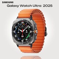 Galaxy Watch Ultra 2025 | 47 мм | 4G LTE | Titanium Silver | Trail/Orange | S/M/L, Размер ремешка : S/M/L, Тип ремешка : Trail, Подключение часов : Bluetooth / Wi-Fi + 4G LTE, Цвет ремешка: Orange, Цвет: Titanium Silver