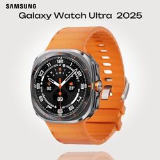 Galaxy Watch Ultra 2025 | 47 мм | 4G LTE | Titanium Gray | Peakform/Orange | S/M/L, Размер ремешка : S/M/L, Тип ремешка : Peakform, Подключение часов : Bluetooth / Wi-Fi + 4G LTE, Цвет ремешка: Orange, Цвет: Titanium Gray