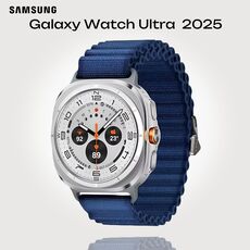 Galaxy Watch Ultra 2025 | 47 мм | 4G LTE | Titanium White | Trail/Blue | S/M/L, Размер ремешка : S/M/L, Тип ремешка : Trail, Подключение часов : Bluetooth / Wi-Fi + 4G LTE, Цвет ремешка: Blue, Цвет: Titanium White