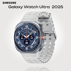 Galaxy Watch Ultra 2025 | 47 мм | 4G LTE | Titanium Blue | Marine/White | S/M/L, Размер ремешка : S/M/L, Тип ремешка : Marine, Подключение часов : Bluetooth / Wi-Fi + 4G LTE, Цвет ремешка: White, Цвет: Titanium Blue