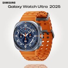 Galaxy Watch Ultra 2025 | 47 мм | 4G LTE | Titanium Blue | Marine/Orange | S/M/L, Размер ремешка : S/M/L, Тип ремешка : Marine, Подключение часов : Bluetooth / Wi-Fi + 4G LTE, Цвет ремешка: Orange, Цвет: Titanium Blue