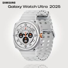 Galaxy Watch Ultra 2025 | 47 мм | 4G LTE | Titanium White | Marine/White | S/M/L, Размер ремешка : S/M/L, Тип ремешка : Marine, Подключение часов : Bluetooth / Wi-Fi + 4G LTE, Цвет ремешка: White, Цвет: Titanium White