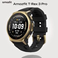 Часы Amazfit T-Rex 3 Pro, Размер корпуса : 44 мм, Цвет: Black/Gold