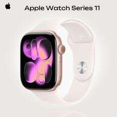Apple Watch Series 11 | 42 mm | Aluminum Rose Gold, Размер корпуса : 42 мм, Цвет: Rose Gold