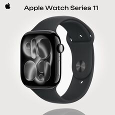 Apple Watch Series 11 | 46 mm | Aluminum Jet Black, Размер корпуса : 46 мм, Цвет: Black