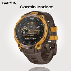 Смарт-часы Garmin Instinct Crossover Amoled, Версия: Amoled, SOLAR (Версии с линзами для зарядки от солнечной батареи собирают солнечную энергию и продлевают срок службы батареи.): Нет, Цвет: Bronze/Sunburst