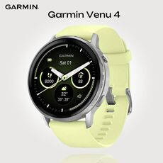 Смарт-часы Garmin Venu 4, Размер корпуса : 45 мм, Цвет: Silver/Citron