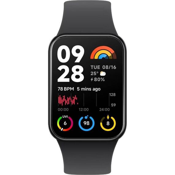 Фитнес-браслет Xiaomi Smart Band 8 Pro Black, Цвет: Black