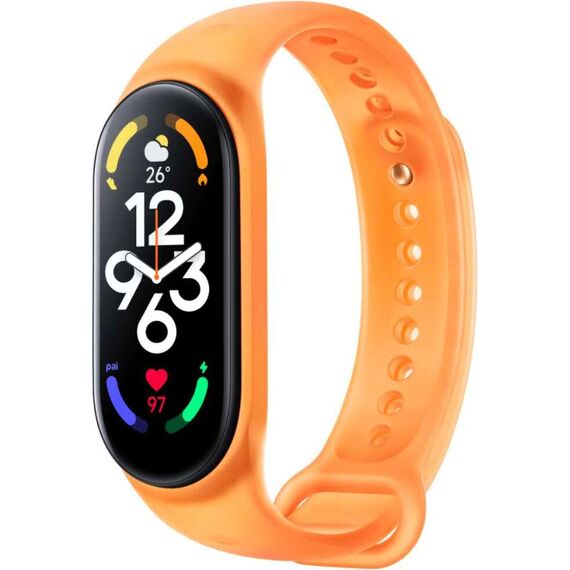Неоновый ремешок для фитнес-браслета Xiaomi Smart Band 7 Neon Orange, Цвет: Neon Orange