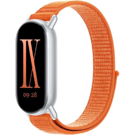 Плетеный ремешок для фитнес-браслета Xiaomi Smart Band 9/8 Orange