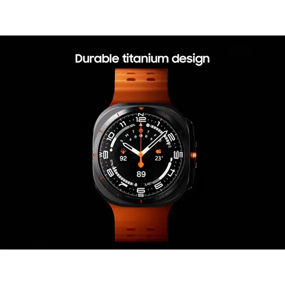 Galaxy Watch Ultra | 47 mm | Titanium White | Marine/White, Тип ремешка : Marine, Размер корпуса : 47 мм, Цвет: Titanium White, Цвет ремешка: White, Размер ремешка : M/L, Подключение часов : Bluetooth / Wi-Fi + 4G LTE, изображение 10 Galaxy Watch Ultra | 47 mm | Titanium White | Marine/White, Тип ремешка : Marine, Размер корпуса : 47 мм, Цвет: Titanium White, Цвет ремешка: White, Размер ремешка : M/L, Подключение часов : Bluetooth / Wi-Fi + 4G LTE, изображение 10