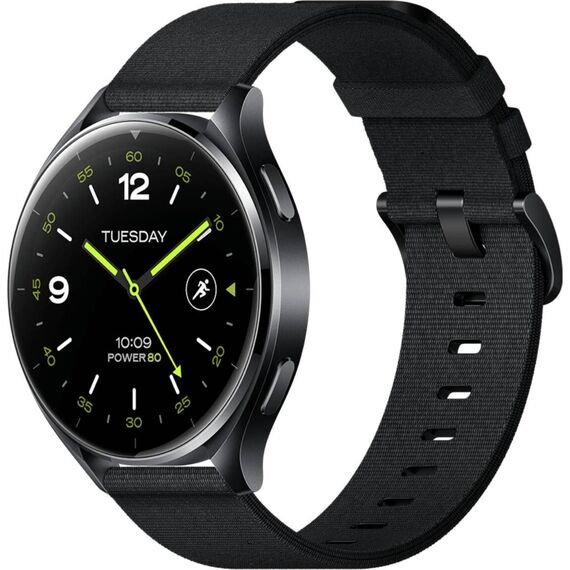 Плетеный ремешок для умных часов Xiaomi Watch 2 Pro Black, изображение 2 Плетеный ремешок для умных часов Xiaomi Watch 2 Pro Black, изображение 2