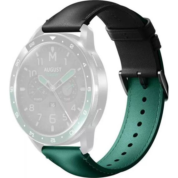 Ремешок для умных часов Xiaomi Watch S3 Green (двухцветный), Цвет: Green (двухцветный), изображение 2 Ремешок для умных часов Xiaomi Watch S3 Green (двухцветный), Цвет: Green (двухцветный), изображение 2