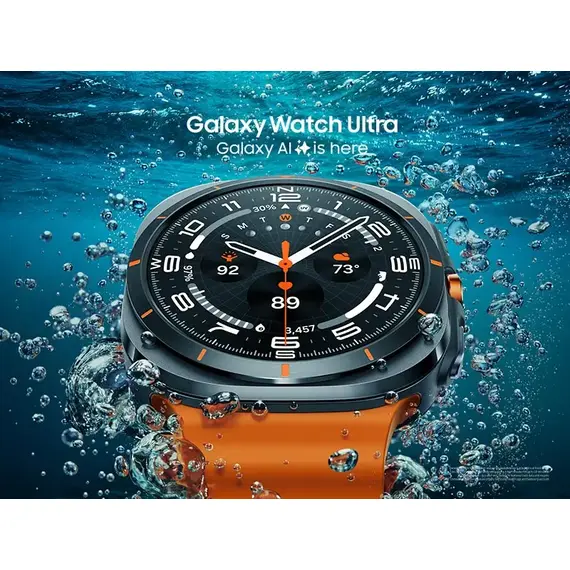 Galaxy Watch Ultra | 47 mm | Titanium White | Marine/White, Тип ремешка : Marine, Размер корпуса : 47 мм, Цвет: Titanium White, Цвет ремешка: White, Размер ремешка : M/L, Подключение часов : Bluetooth / Wi-Fi + 4G LTE, изображение 12 Galaxy Watch Ultra | 47 mm | Titanium White | Marine/White, Тип ремешка : Marine, Размер корпуса : 47 мм, Цвет: Titanium White, Цвет ремешка: White, Размер ремешка : M/L, Подключение часов : Bluetooth / Wi-Fi + 4G LTE, изображение 12
