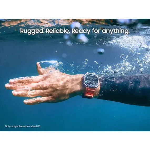 Galaxy Watch Ultra | 47 mm | Titanium Gray | Marine/Orange, Тип ремешка : Marine, Размер корпуса : 47 мм, Цвет: Titanium Gray, Цвет ремешка: Orange, Размер ремешка : M/L, Подключение часов : Bluetooth / Wi-Fi + 4G LTE, изображение 11 Galaxy Watch Ultra | 47 mm | Titanium Gray | Marine/Orange, Тип ремешка : Marine, Размер корпуса : 47 мм, Цвет: Titanium Gray, Цвет ремешка: Orange, Размер ремешка : M/L, Подключение часов : Bluetooth / Wi-Fi + 4G LTE, изображение 11