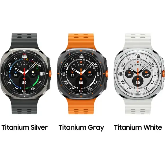 Galaxy Watch Ultra | 47 mm | Titanium White | Marine/White, Тип ремешка : Marine, Размер корпуса : 47 мм, Цвет: Titanium White, Цвет ремешка: White, Размер ремешка : M/L, Подключение часов : Bluetooth / Wi-Fi + 4G LTE, изображение 3 Galaxy Watch Ultra | 47 mm | Titanium White | Marine/White, Тип ремешка : Marine, Размер корпуса : 47 мм, Цвет: Titanium White, Цвет ремешка: White, Размер ремешка : M/L, Подключение часов : Bluetooth / Wi-Fi + 4G LTE, изображение 3