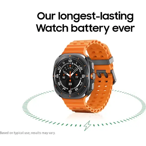 Galaxy Watch Ultra | 47 mm | Titanium White | Marine/White, Тип ремешка : Marine, Размер корпуса : 47 мм, Цвет: Titanium White, Цвет ремешка: White, Размер ремешка : M/L, Подключение часов : Bluetooth / Wi-Fi + 4G LTE, изображение 7 Galaxy Watch Ultra | 47 mm | Titanium White | Marine/White, Тип ремешка : Marine, Размер корпуса : 47 мм, Цвет: Titanium White, Цвет ремешка: White, Размер ремешка : M/L, Подключение часов : Bluetooth / Wi-Fi + 4G LTE, изображение 7