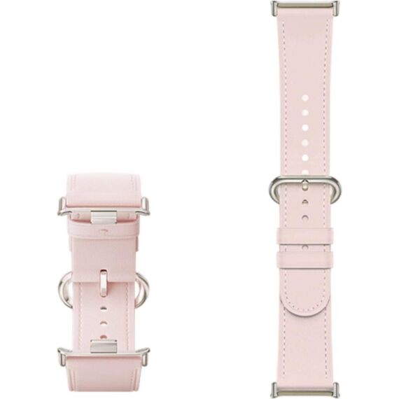 Кожаный быстросъемный ремешок для Xiaomi Smart Band 9/8 Pro Pink, Цвет: Pink, изображение 2 Кожаный быстросъемный ремешок для Xiaomi Smart Band 9/8 Pro Pink, Цвет: Pink, изображение 2