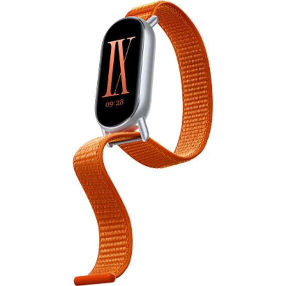 Плетеный ремешок для фитнес-браслета Xiaomi Smart Band 9/8 Orange, изображение 2 Плетеный ремешок для фитнес-браслета Xiaomi Smart Band 9/8 Orange, изображение 2