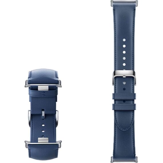 Кожаный быстросъемный ремешок для Xiaomi Smart Band 9/8 Pro Dark blue, Цвет: Dark blue, изображение 2 Кожаный быстросъемный ремешок для Xiaomi Smart Band 9/8 Pro Dark blue, Цвет: Dark blue, изображение 2